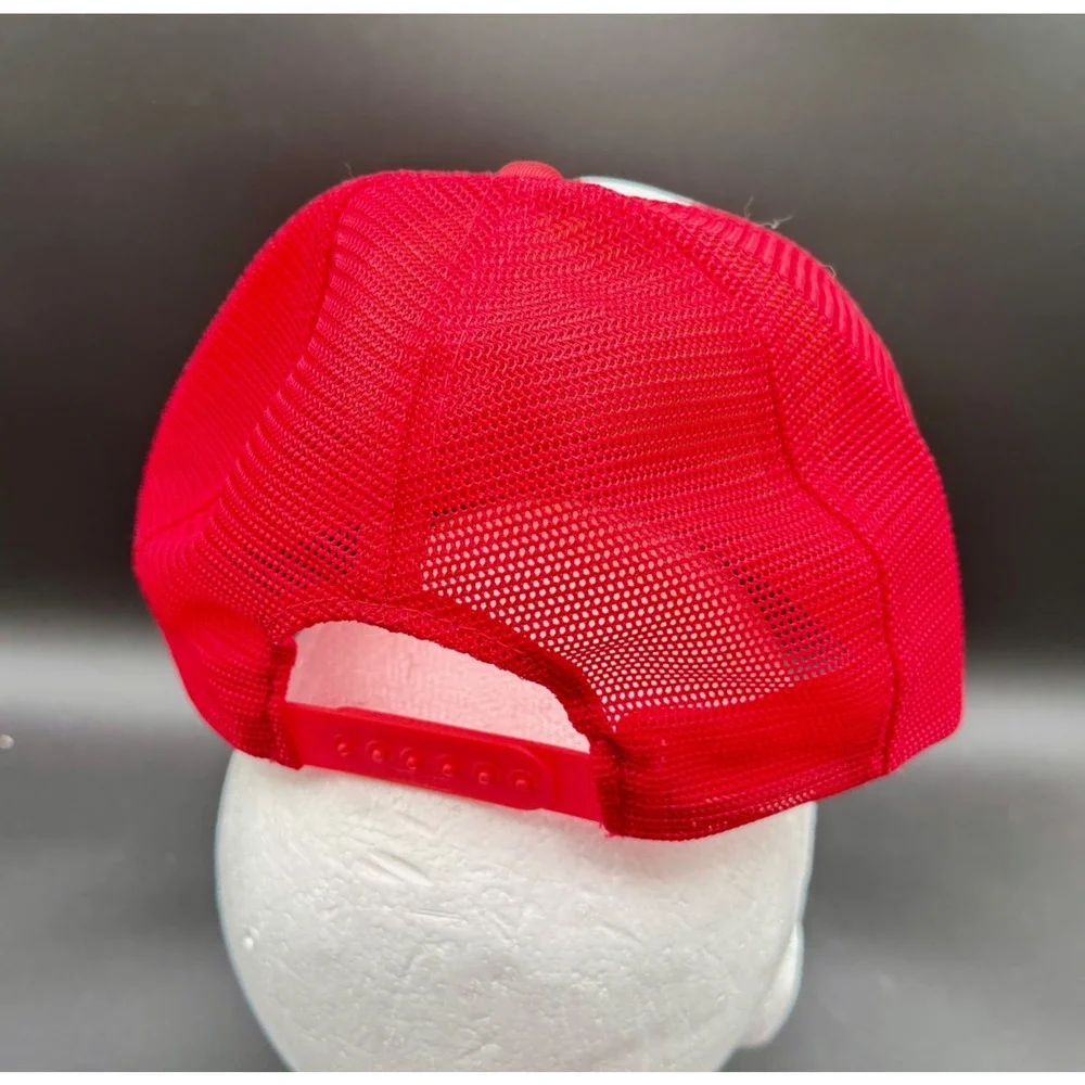 Vintage Kool-Aid Trucker Hat Snapback Red White Mesh Foam 80s NWOT